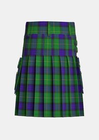 Utility_McFadden_Tartan_2656_kilt_back_image_with_pleated_design_and_adjustable_buckles_for_men