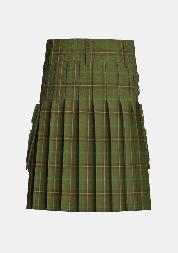 Utility_McGuigan_Julia_Tartan_10605_kilt_back_image_with_pleated_design_and_adjustable_buckles_for_men