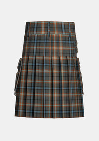 Utility_McHale_Barry_Tartan_10708_kilt_back_image_with_pleated_design_and_adjustable_buckles_for_men