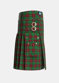 Utility_McInery_Personal_Tartan_3391_kilt_right_image_with_pleated_design_and_adjustable_buckles_for_men