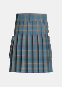 Utility_McKerrell_of_Hillhouse_Dress_Tartan_6041_kilt_back_image_with_pleated_design_and_adjustable_buckles_for_men