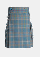Utility_McKerrell_of_Hillhouse_Dress_Tartan_6041_kilt_front_image_with_pleated_design_and_adjustable_buckles_for_men