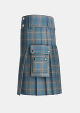 Utility_McKerrell_of_Hillhouse_Dress_Tartan_6041_kilt_left_image_with_pleated_design_and_adjustable_buckles_for_men