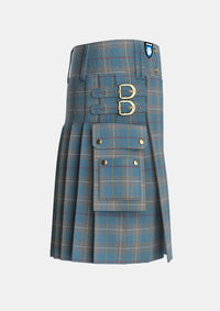 Utility_McKerrell_of_Hillhouse_Dress_Tartan_6041_kilt_right_image_with_pleated_design_and_adjustable_buckles_for_men