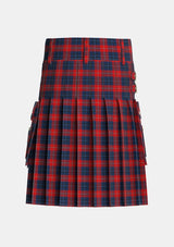 Utility_McKnight_Dress_Personal_Tartan_2184_kilt_back_image_with_pleated_design_and_adjustable_buckles_for_men