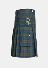Utility_McMeeken_Tartan_10089_kilt_right_image_with_pleated_design_and_adjustable_buckles_for_men