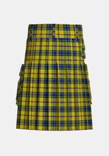 Utility_Mccabe_tartan_11461_kilt_back_image_with_pleated_design_and_adjustable_buckles_for_men