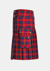 Utility_Mcgill_tartan_10755_kilt_left_image_with_pleated_design_and_adjustable_buckles_for_men
