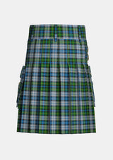 Utility_Mcneil_tartan_1974_kilt_back_image_with_pleated_design_and_adjustable_buckles_for_men