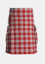 Utility_Menzies_3_Tartan_1859_kilt_front_image_with_pleated_design_and_adjustable_buckles_for_men