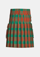 Utility_Menzies_tartan_894_kilt_back_image_with_pleated_design_and_adjustable_buckles_for_men