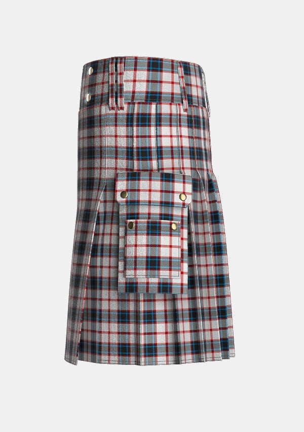 Utility_Merrilees_Dress_Dance_Tartan_6369_kilt_left_image_with_pleated_design_and_adjustable_buckles_for_men