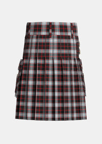 Utility_Merrilees_Tartan_1602_kilt_back_image_with_pleated_design_and_adjustable_buckles_for_men