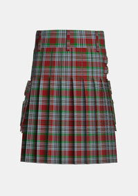 Utility_Metcalf_Tartan_3471_kilt_back_image_with_pleated_design_and_adjustable_buckles_for_men