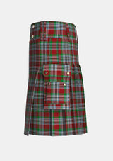 Utility_Metcalf_Tartan_3471_kilt_left_image_with_pleated_design_and_adjustable_buckles_for_men