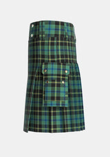 Utility_Michaluk_Personal_Tartan_6217_kilt_left_image_with_pleated_design_and_adjustable_buckles_for_men