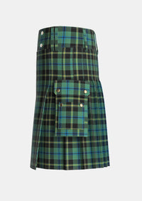 Utility_Michaluk_Personal_Tartan_6217_kilt_left_image_with_pleated_design_and_adjustable_buckles_for_men