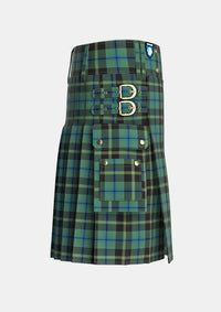 Utility_Michaluk_Personal_Tartan_6217_kilt_right_image_with_pleated_design_and_adjustable_buckles_for_men