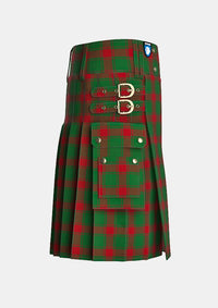 Utility_Middleton_tartan_903_kilt_right_image_with_pleated_design_and_adjustable_buckles_for_men