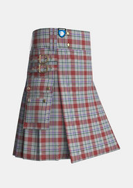 Utility_Milne_Tartan_634_kilt_side_image_with_pleated_design_and_adjustable_buckles_for_men