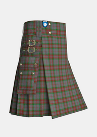 Utility_Modern_Robertson_tartan_2148_kilt_side_image_with_pleated_design_and_adjustable_buckles_for_men