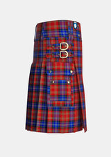 Utility_Moir_Tartan_10326_kilt_right_image_with_pleated_design_and_adjustable_buckles_for_men