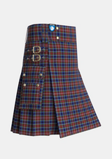 Utility_Moon_Georgia_USA_Tartan_4100_kilt_side_image_with_pleated_design_and_adjustable_buckles_for_men