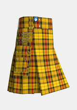 Utility_Morgan_Walsh_Tartan_kilt_side_image_with_pleated_design_and_adjustable_buckles_for_men