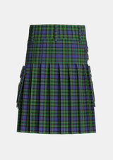 Utility_Mowat_2_Tartan_258_kilt_back_image_with_pleated_design_and_adjustable_buckles_for_men