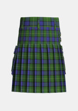 Utility_Muir_Moore_Tartan_345_kilt_back_image_with_pleated_design_and_adjustable_buckles_for_men