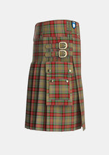 Utility_Muirhead_Original_Tartan_6001_kilt_right_image_with_pleated_design_and_adjustable_buckles_for_men