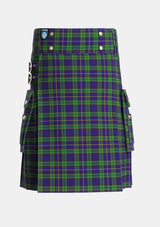 Utility_Mulholland_Personal_Tartan_5649_kilt_front_image_with_pleated_design_and_adjustable_buckles_for_men