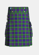 Utility_Mulholland_Tartan_5649_kilt_front_image_with_pleated_design_and_adjustable_buckles_for_men