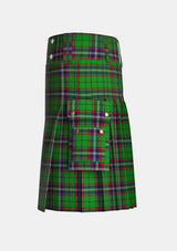Utility_Murray_Hetherington_Tartan_10700_kilt_left_image_with_pleated_design_and_adjustable_buckles_for_men