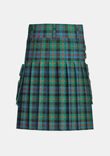 Utility_Murray_of_Athol_Ancient_Tartan_kilt_back_image_with_pleated_design_and_adjustable_buckles_for_men