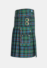 Utility_Murray_of_Athol_Ancient_Tartan_kilt_right_image_with_pleated_design_and_adjustable_buckles_for_men