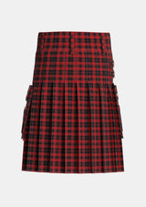 Utility_Murray_of_Ochtertyre_Tartan_5642_kilt_back_image_with_pleated_design_and_adjustable_buckles_for_men