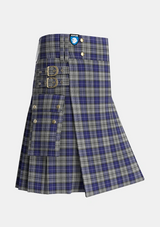 Utility_Napier_2_Tartan_1242_kilt_side_image_with_pleated_design_and_adjustable_buckles_for_men