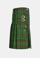 Utility_Newfoundland_Tartan_1543_kilt_right_image_with_pleated_design_and_adjustable_buckles_for_men