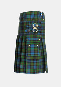 Utility_Newlands_of_Lauriston_Tartan_2175_kilt_right_image_with_pleated_design_and_adjustable_buckles_for_men