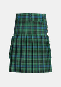 Utility_ODonohue_Tartan_6609_kilt_back_image_with_pleated_design_and_adjustable_buckles_for_men