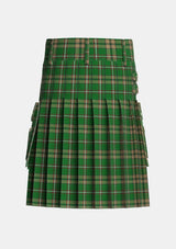 Utility_ONeill_Tartan_2663_kilt_back_image_with_pleated_design_and_adjustable_buckles_for_men
