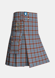 Utility_O_Connor_Dress_Tartan_6398_kilt_side_image_with_pleated_design_and_adjustable_buckles_for_men