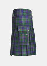 Utility_O_Sheehan_Tartan_7115_kilt_left_image_with_pleated_design_and_adjustable_buckles_for_men
