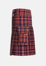 Utility_Ogilvy_Tartan_287_kilt_left_image_with_pleated_design_and_adjustable_buckles_for_men