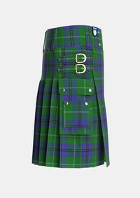 Utility_Oliphant_2_Tartan_242_kilt_right_image_with_pleated_design_and_adjustable_buckles_for_men