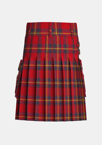 Utility_Oliver_Dress_tartan_1606_kilt_back_image_with_pleated_design_and_adjustable_buckles_for_men