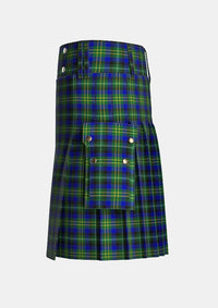 Utility_Orr_Sharp_Tartan_14640_kilt_left_image_with_pleated_design_and_adjustable_buckles_for_men