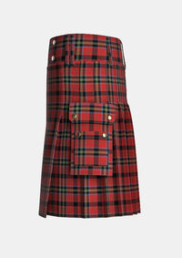 Utility_Osborne_Charles_Tartan_12200_kilt_left_image_with_pleated_design_and_adjustable_buckles_for_men