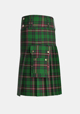 Utility_Page_Tartan_7468_kilt_left_image_with_pleated_design_and_adjustable_buckles_for_men